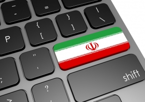 Iran keyboard image with hi-res rendered artwork that could be used for any graphic design.