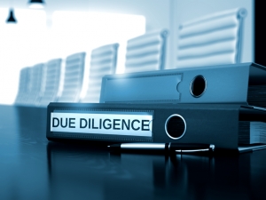 Due Diligence - Business Concept on Toned Background. Due Diligence. Business Concept on Blurred Background. Toned Image. 3D.